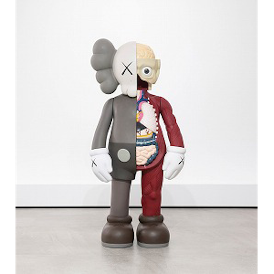 Four Foot Dissected Companion (Brown) by Kaws