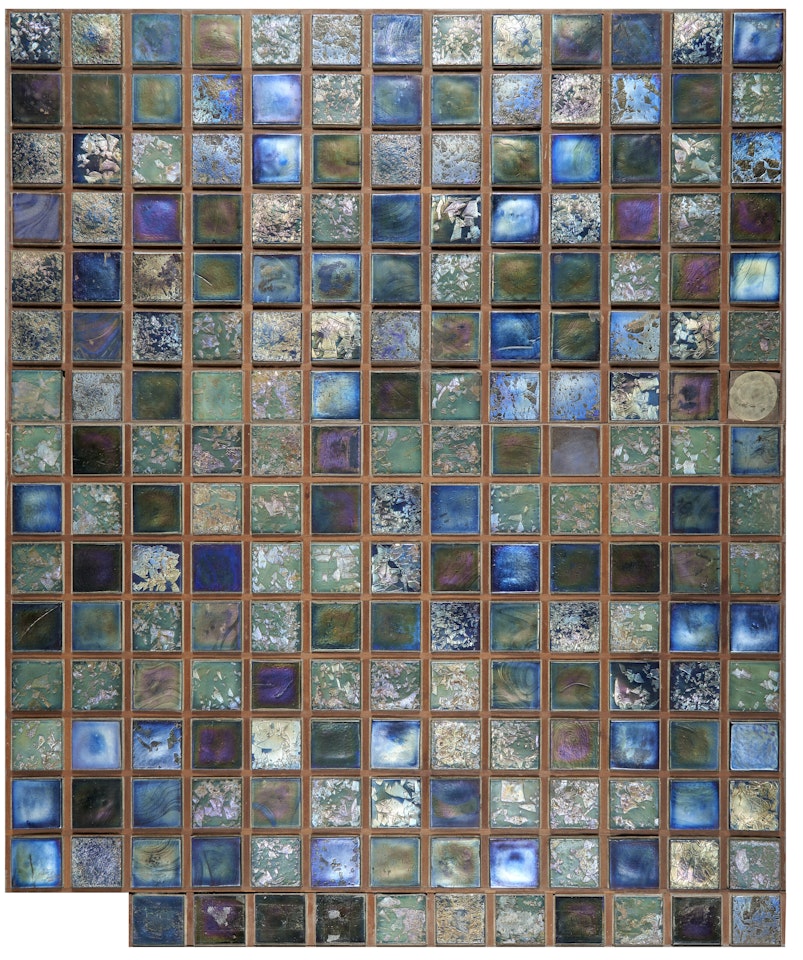 Group of Mounted Tiles by Tiffany Studios