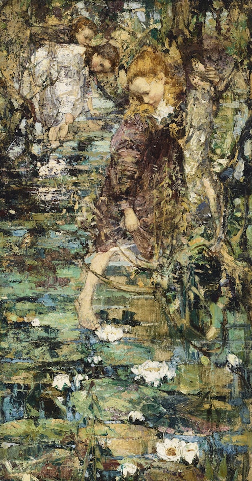 Water Lilies by Edward Atkinson Hornel