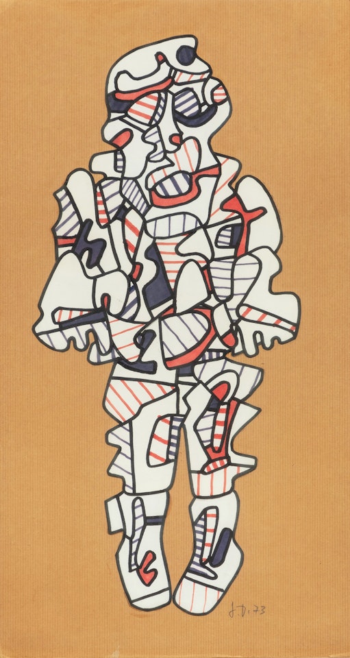 Personnage by Jean Dubuffet