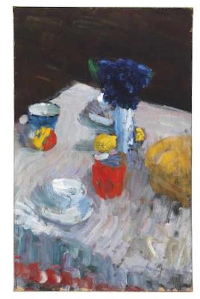 Gedeckter Tisch (laid table) by Alexej von Jawlensky