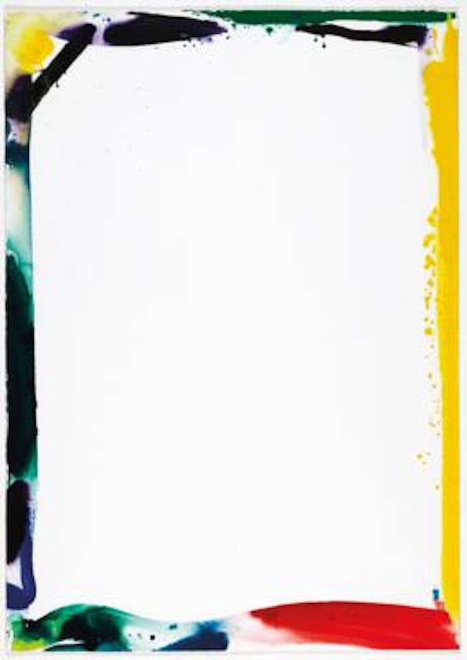 Untitled (Edge Painting) by Sam Francis