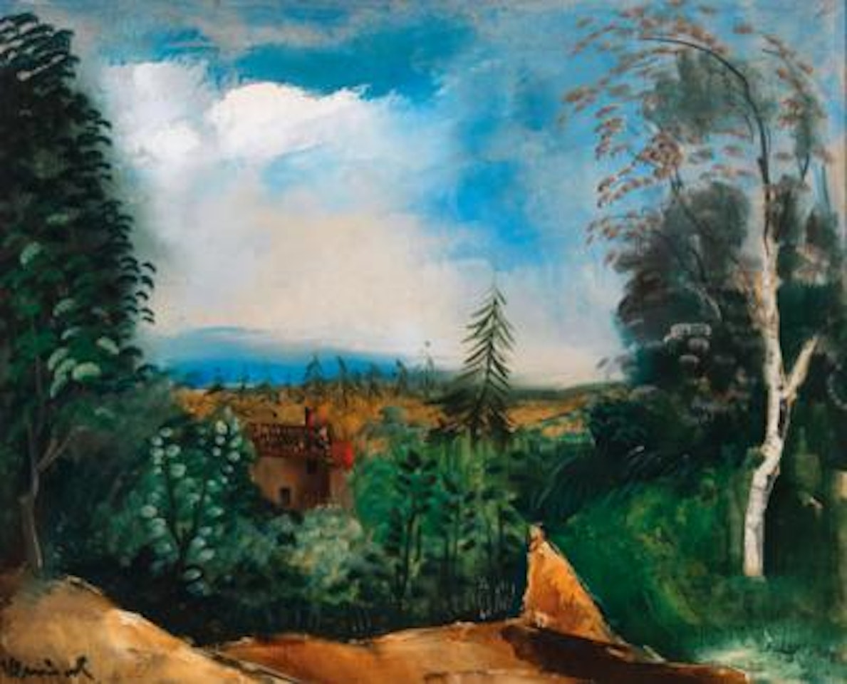 Landscape with cottage by Maurice de Vlaminck