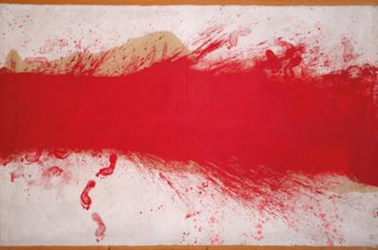 Splatter painting by Hermann Nitsch
