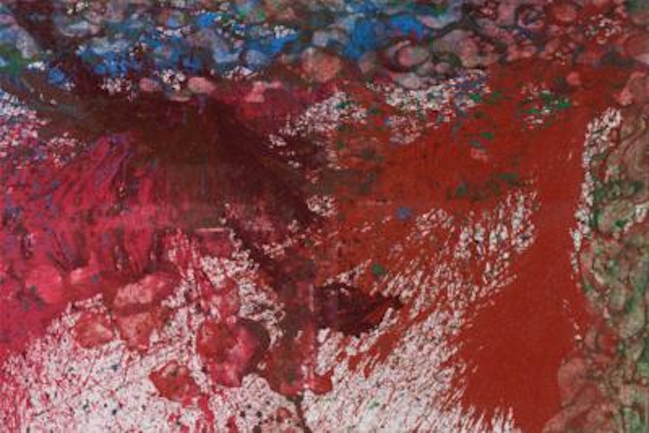 Splatter painting by Hermann Nitsch