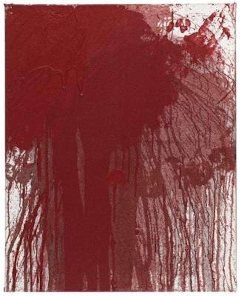 Splatter painting by Hermann Nitsch