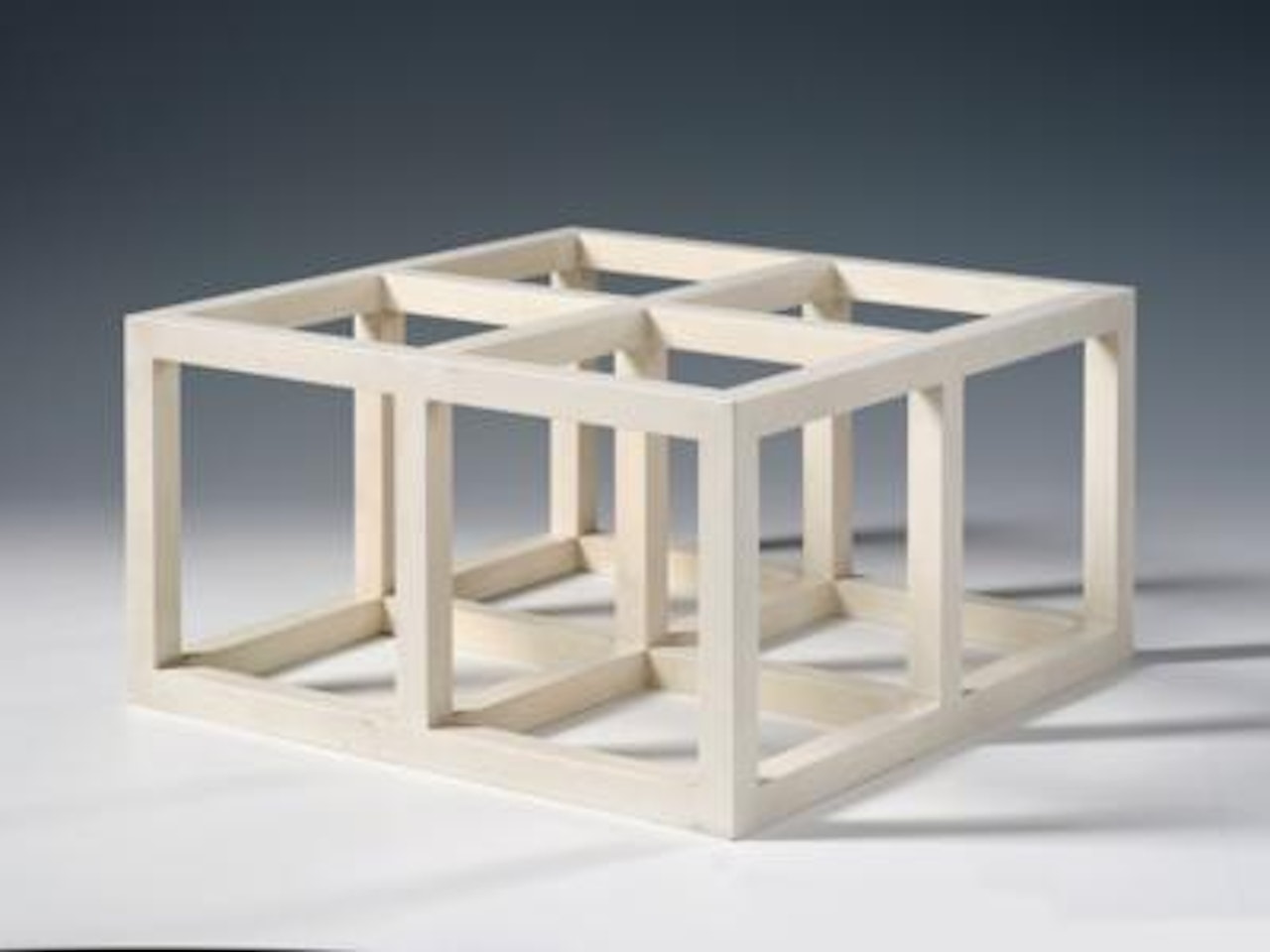 Open cubes by Sol LeWitt