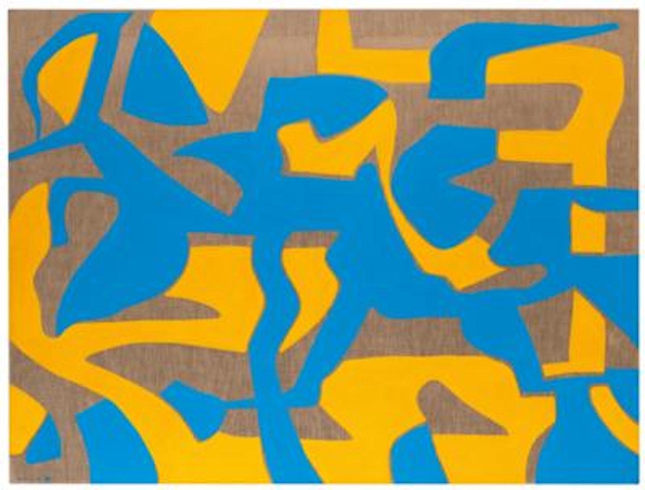 Luce crescente (Gialloazzurro) by Carla Accardi