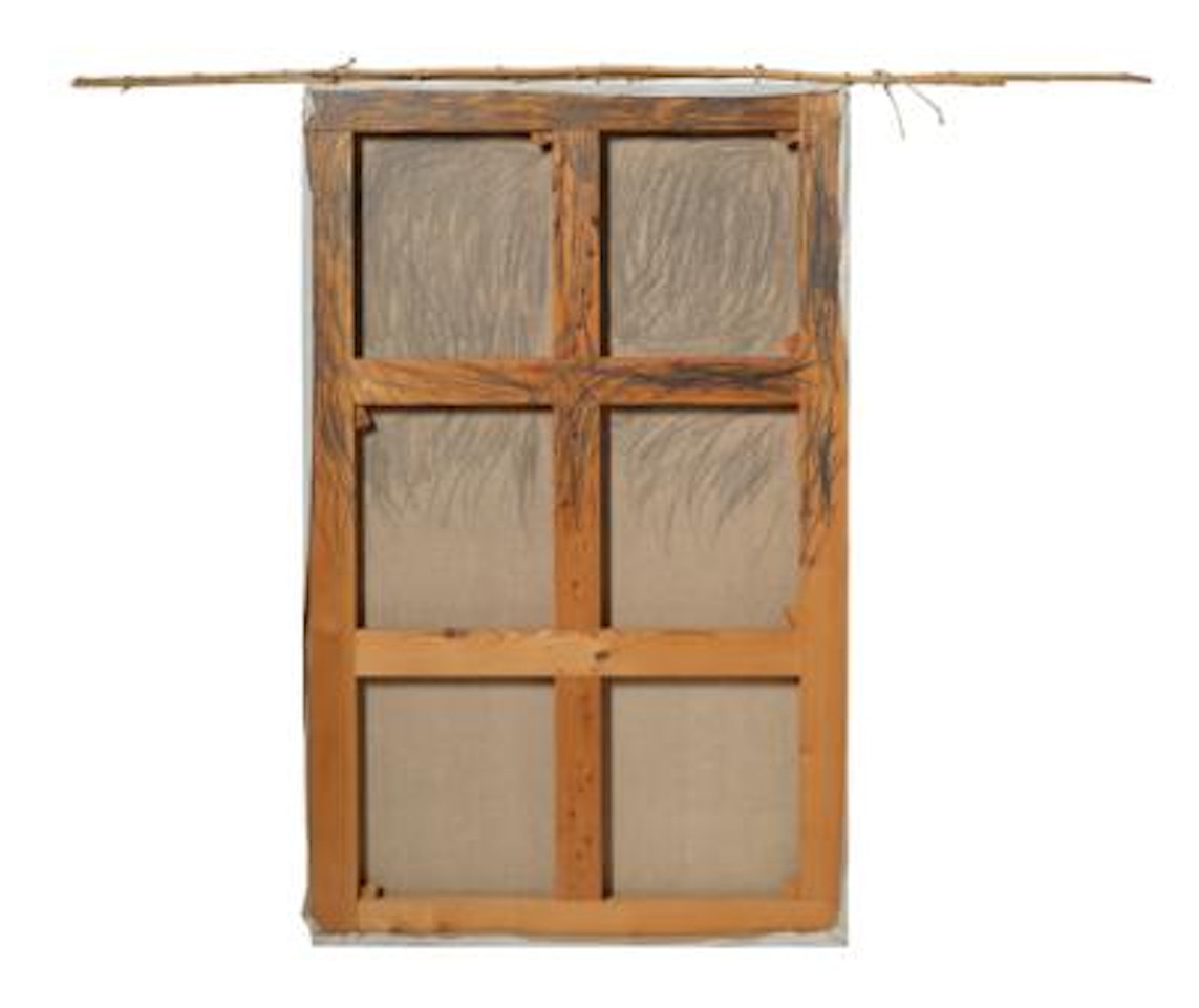 Châssis aux bambous by Antoni Tapies