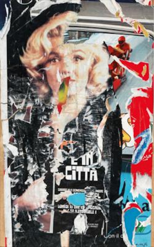 Marilyn in città by Mimmo Rotella