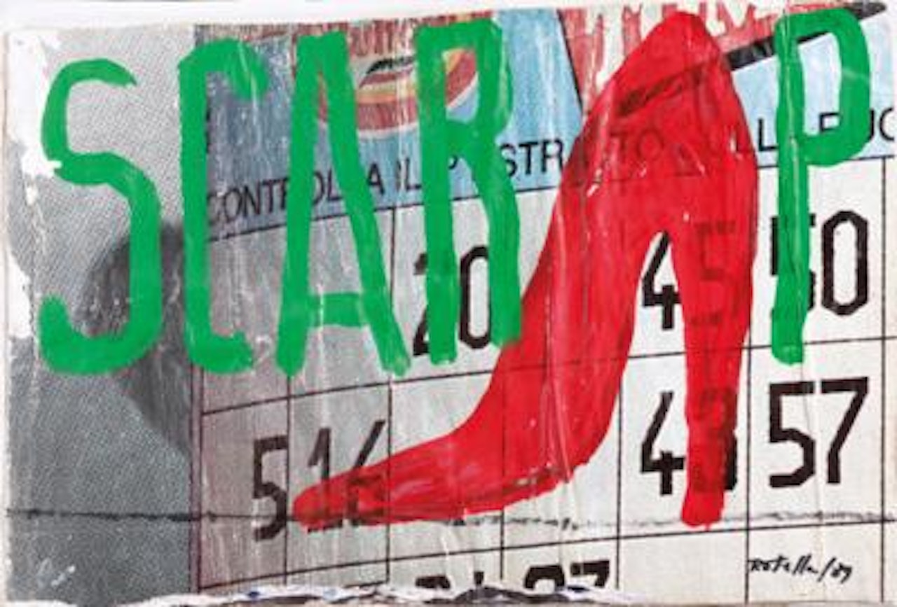 La Scarpa by Mimmo Rotella