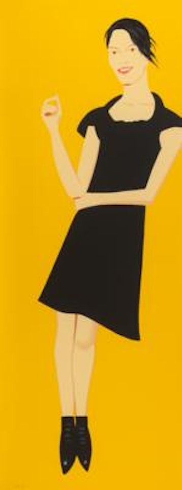 Black Dress - Carmen by Alex Katz