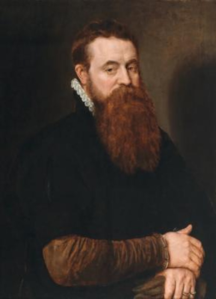 Portrait of a bearded man by Adriaen Thomas Key