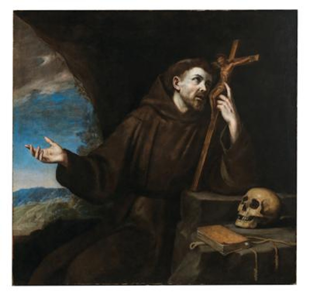 The penitent Saint Francis by Jusepe de Ribera