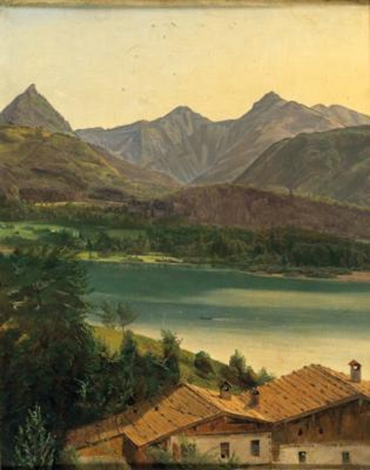 Lake Wolfgangsee (unfinished) by Ferdinand Georg Waldmüller