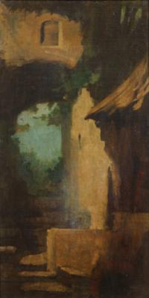 A Moonlit Night by Carl Spitzweg