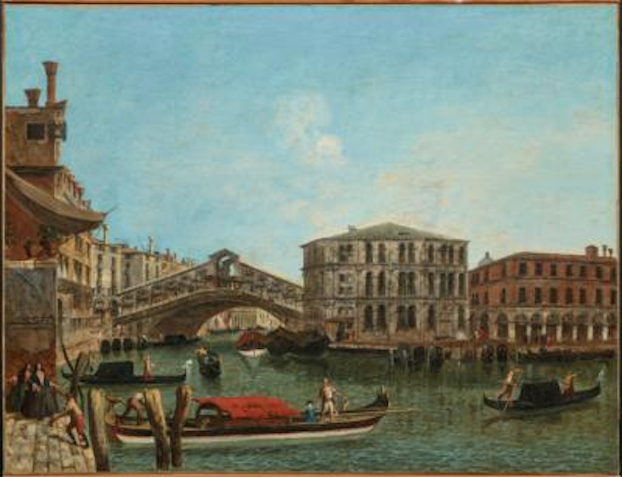 The Rialto Bridge and the Palazzo dei Camerlenghi, Venice by Michele Marieschi