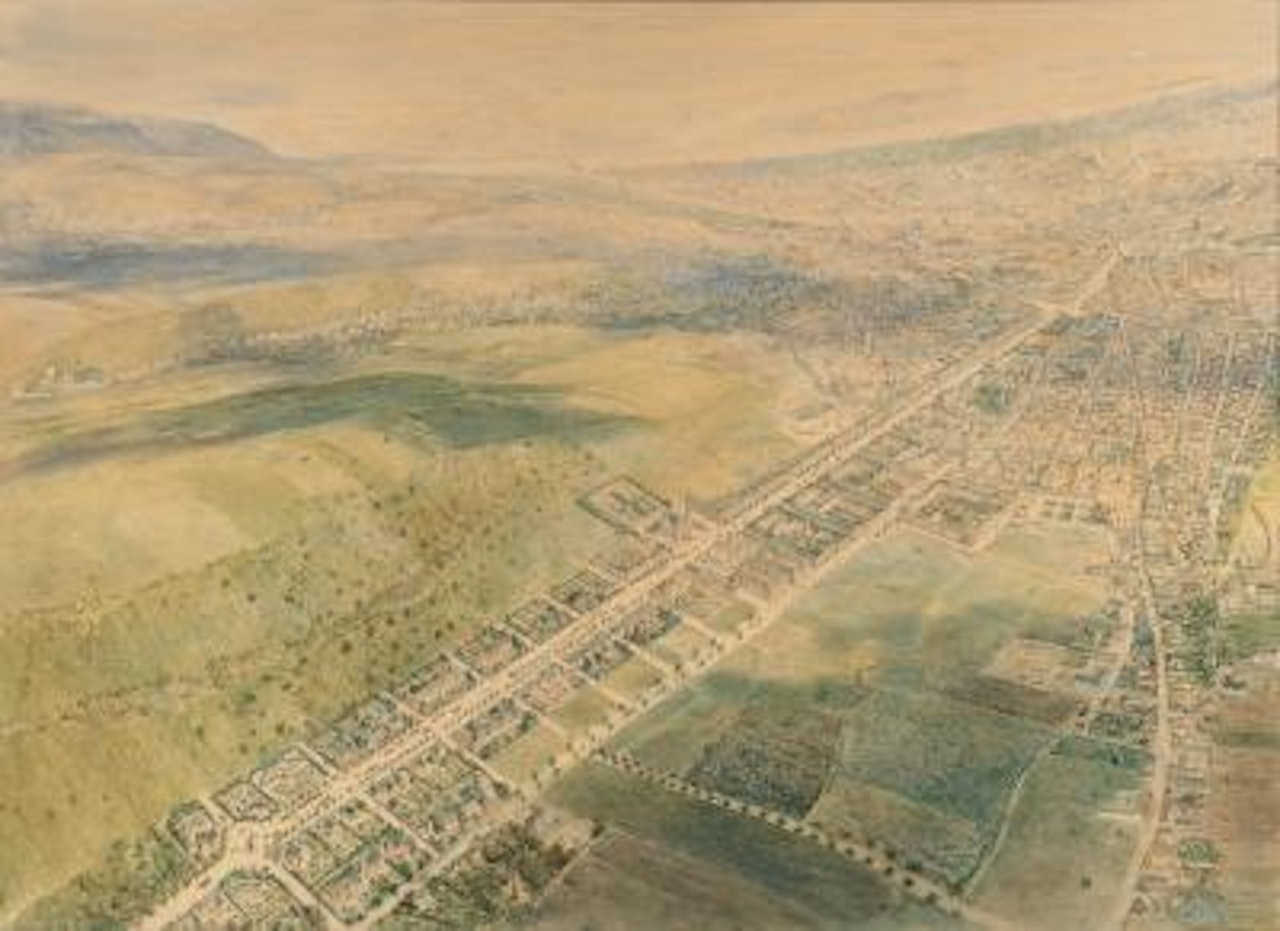“Wien-Dornbacher Boulevard and Alsbach-Einwölbung” by Rudolf von Alt