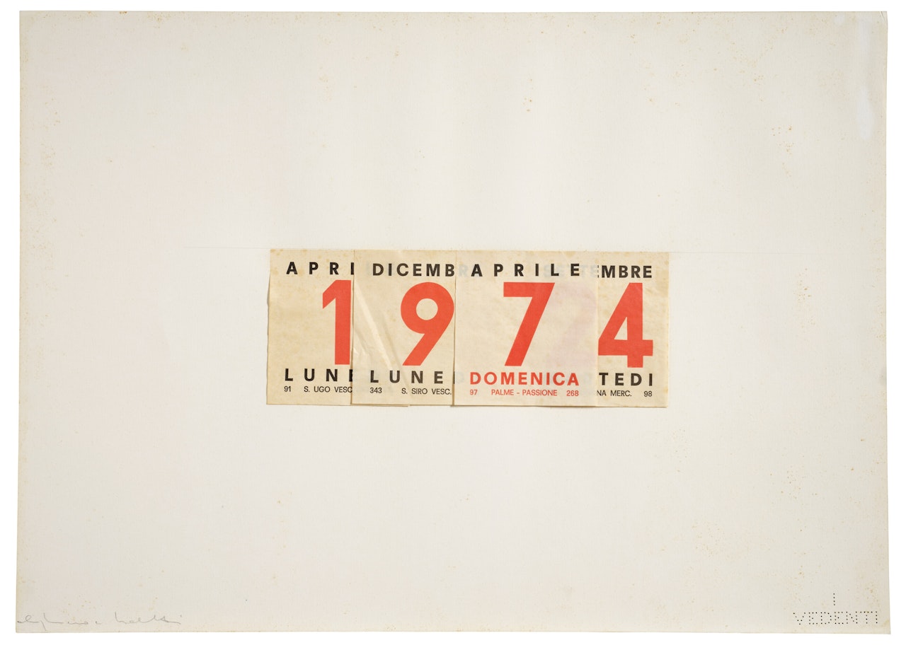 Calendario by Alighiero Boetti