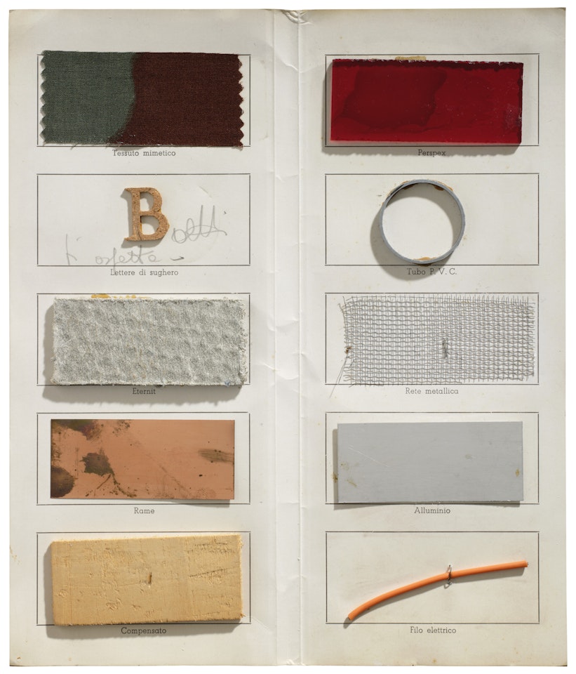 Senza titolo (Invito Stein) by Alighiero Boetti