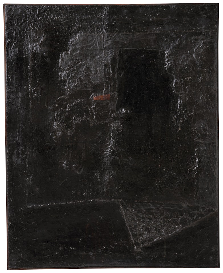 Catrame nero T by Alberto Burri