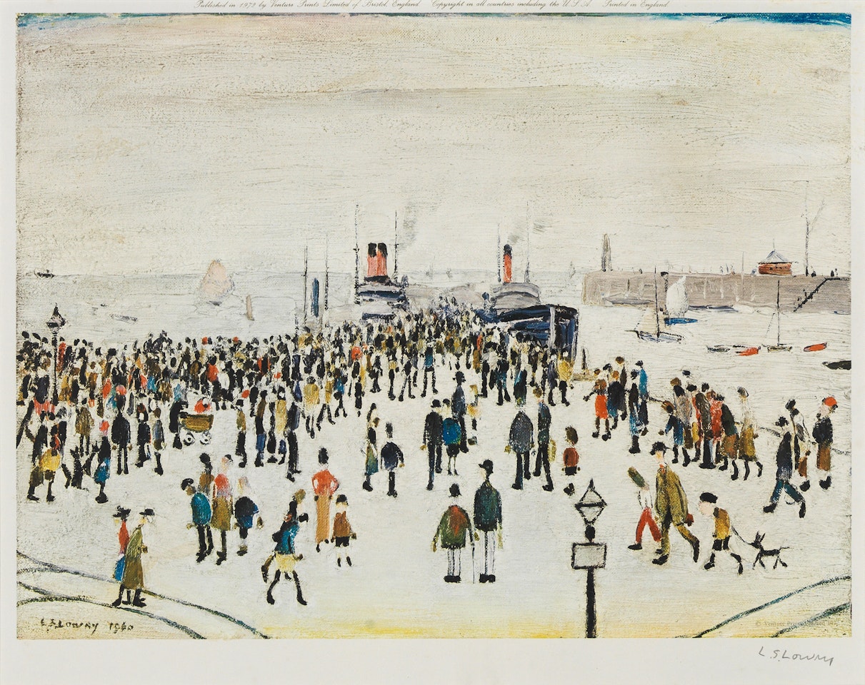 Ferry Boats by Laurence Stephen Lowry