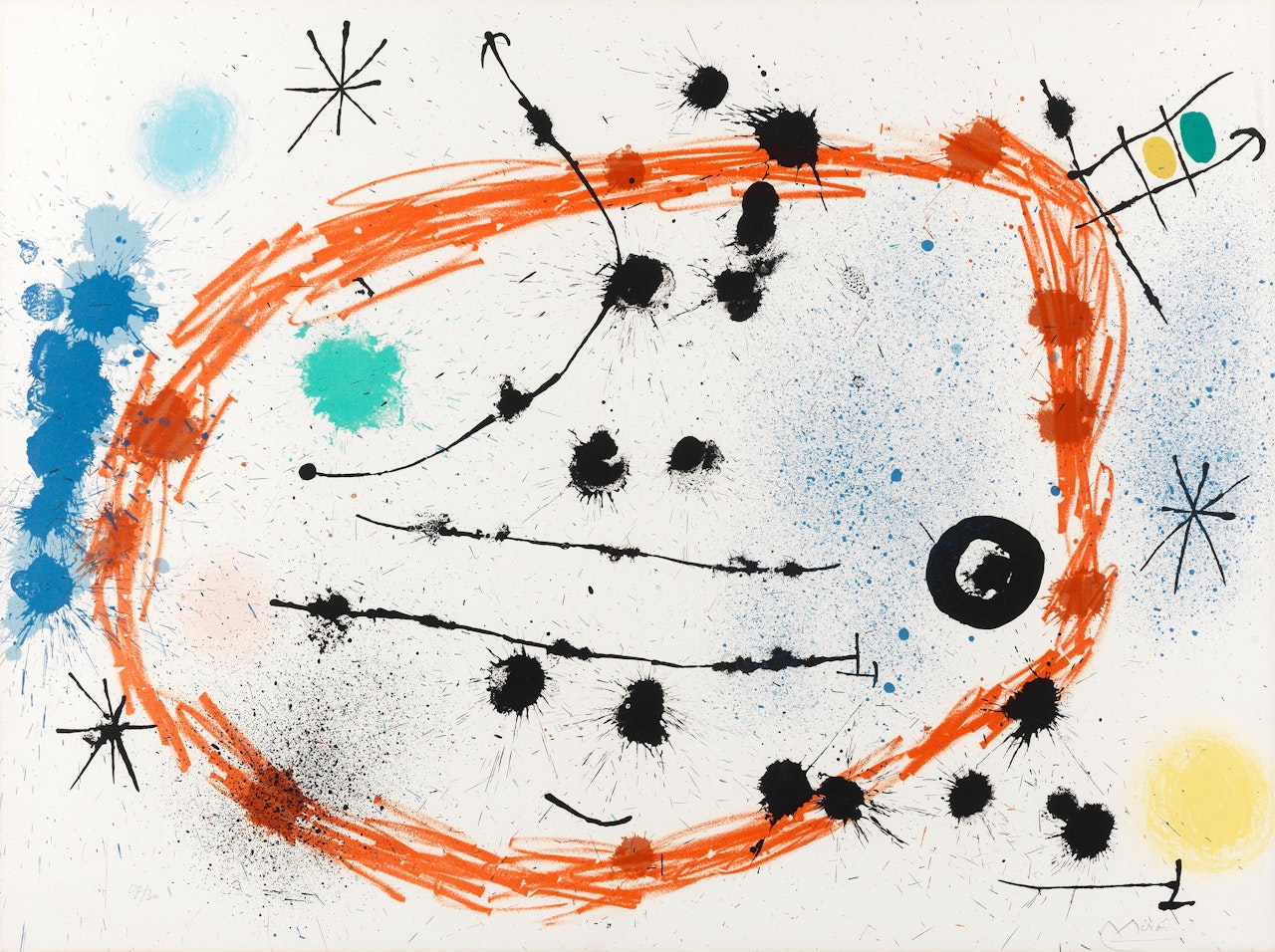 The Broken Circle by Joan Miró