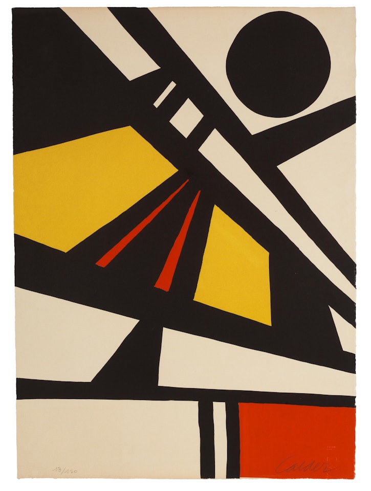 Untitled, from Graphikmappe Hochschule St. Gallen. by Alexander Calder