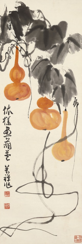 Yellow Gourds by Li Kuchan