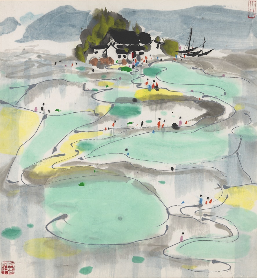 Village in Yunnan by Wu Guanzhong