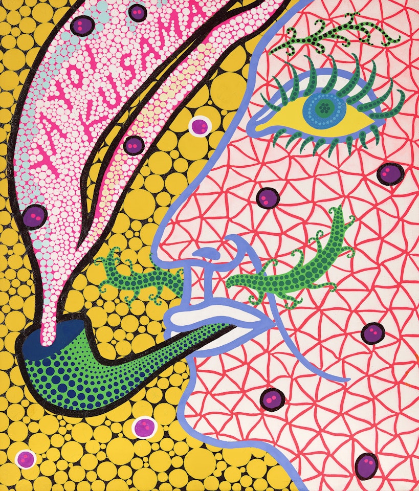 Fantasizing in the Smoke by Yayoi Kusama