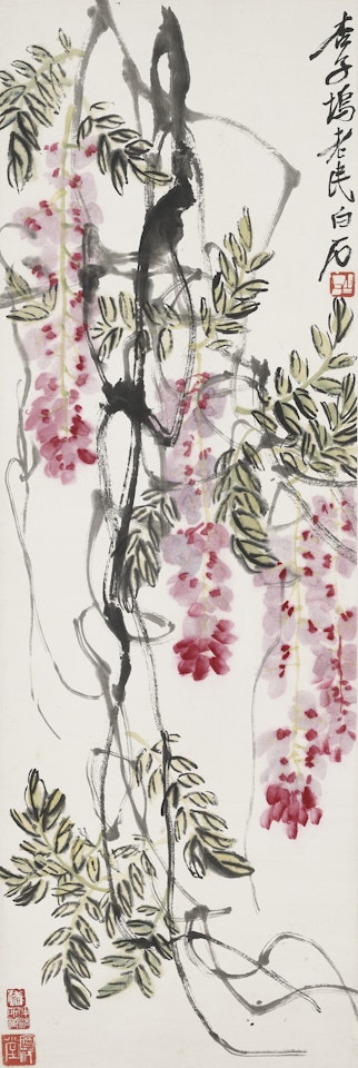 Wisteria by Qi Baishi