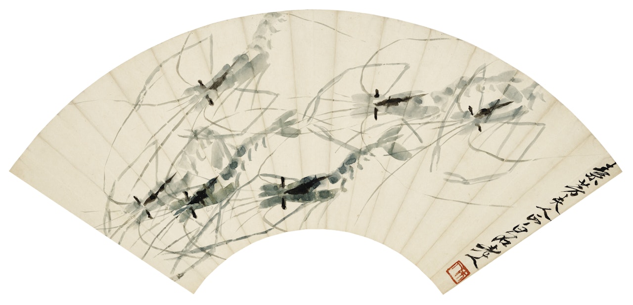 Shrimps by Qi Baishi