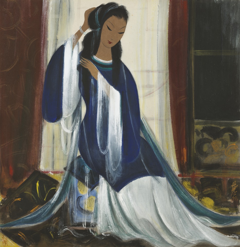 Lady by Lin Fengmian