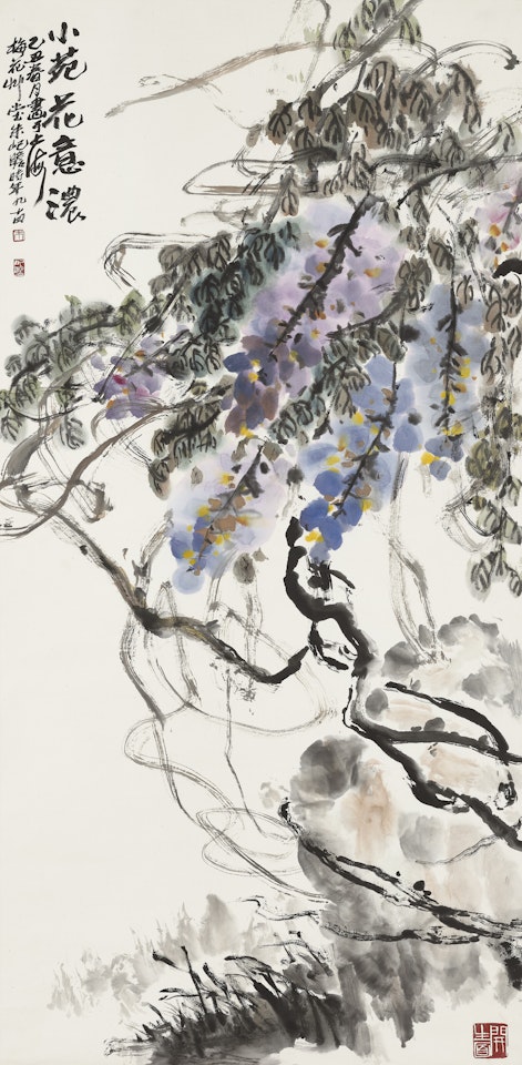 Wisteria by Zhu Qizhan