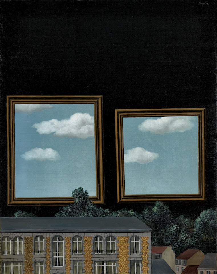 Le promenoir des amants by René Magritte