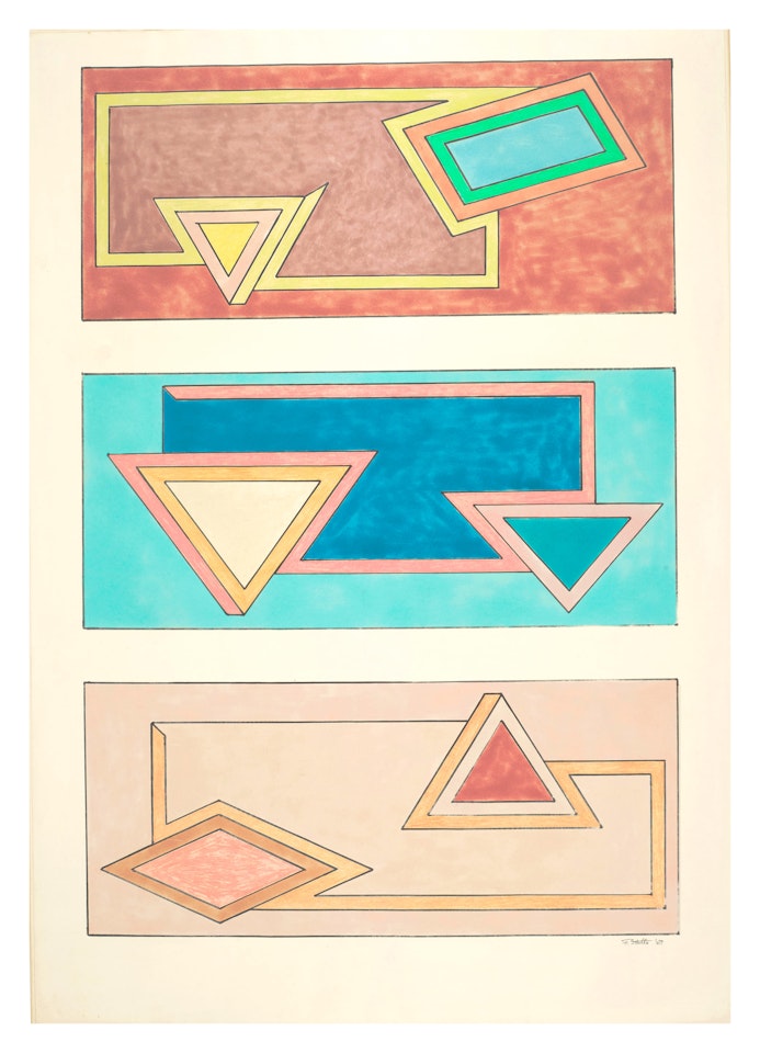 Triple Stack by Frank Stella