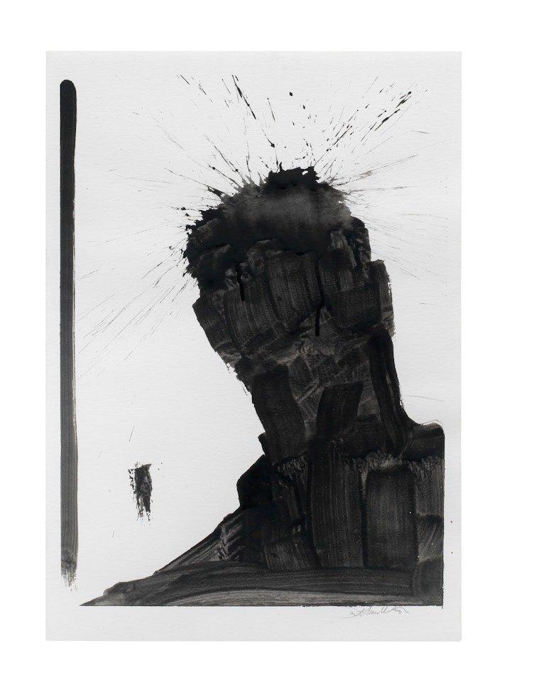 Untitled (Portrait Head) circa by Richard Hambleton