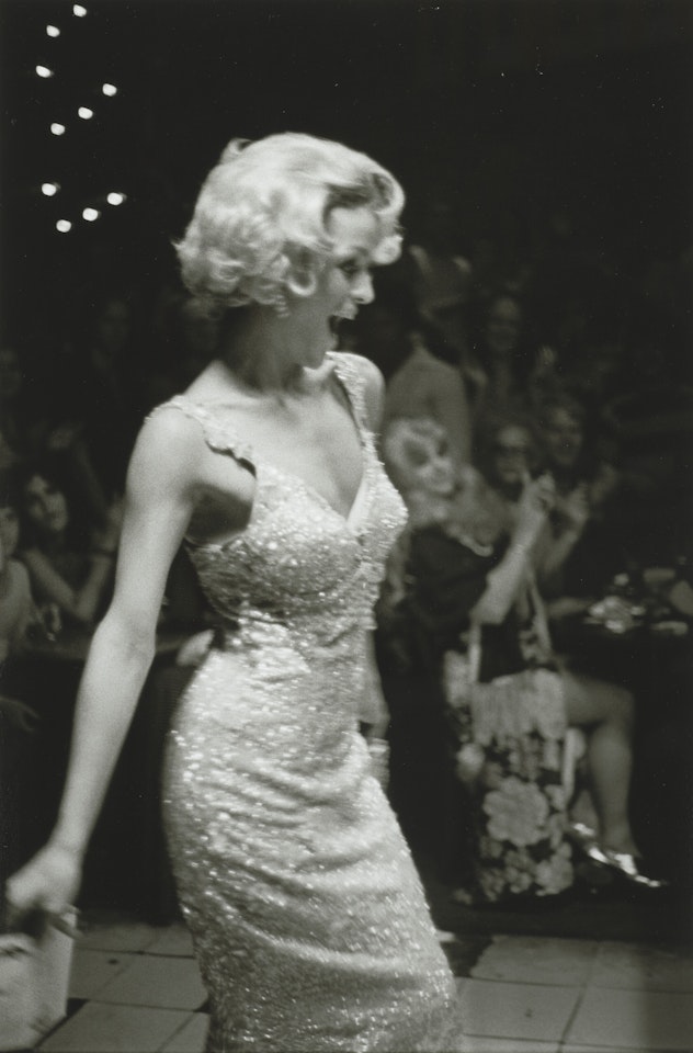 Lola modeling at the other side, Boston by Nan Goldin