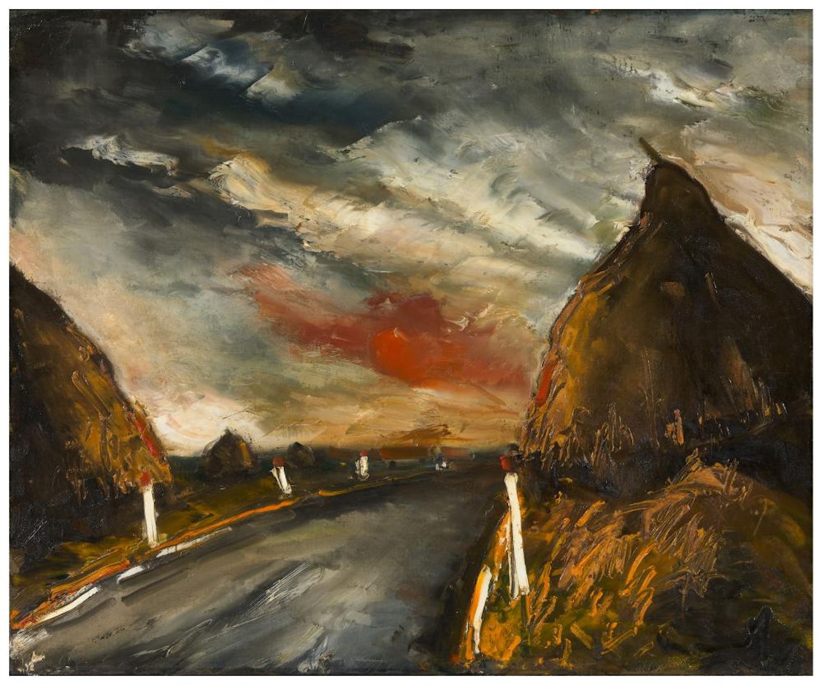 Ciel orageux en automne by Maurice de Vlaminck