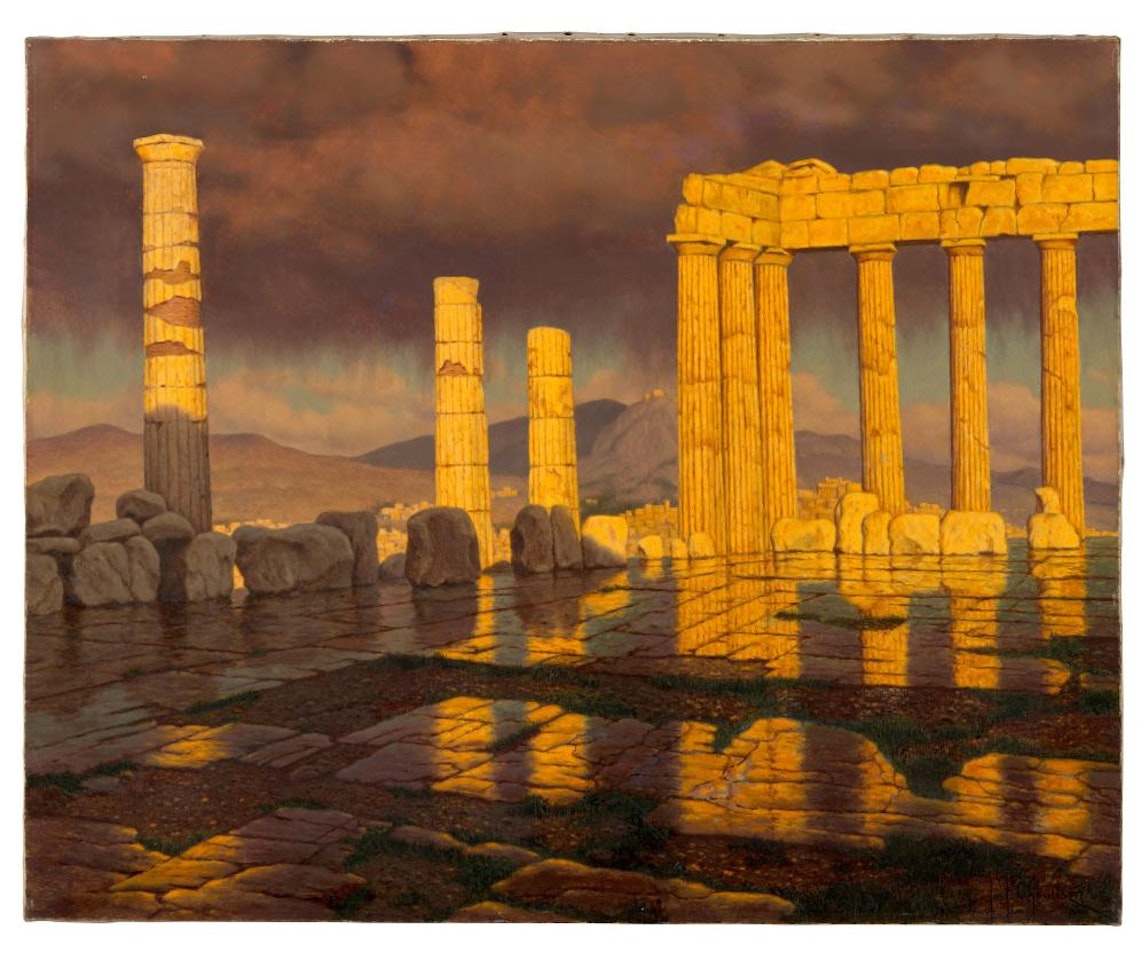 Le Parthénon après l"orage by Ivan Fedorovich Choultse