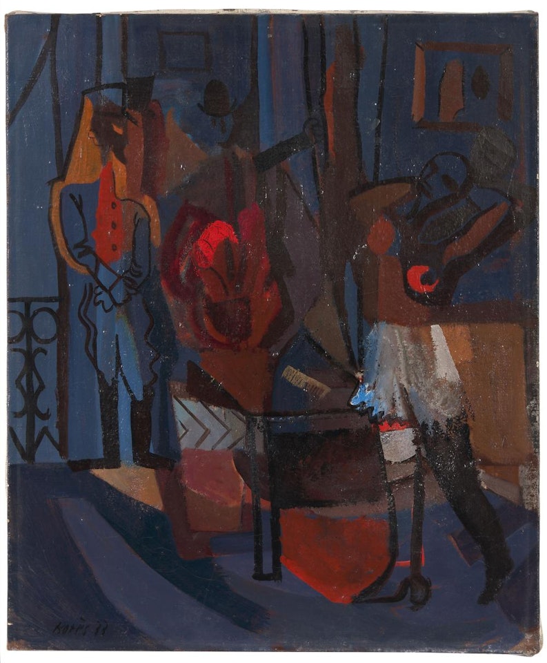 Toile bleue by Francisco Bores