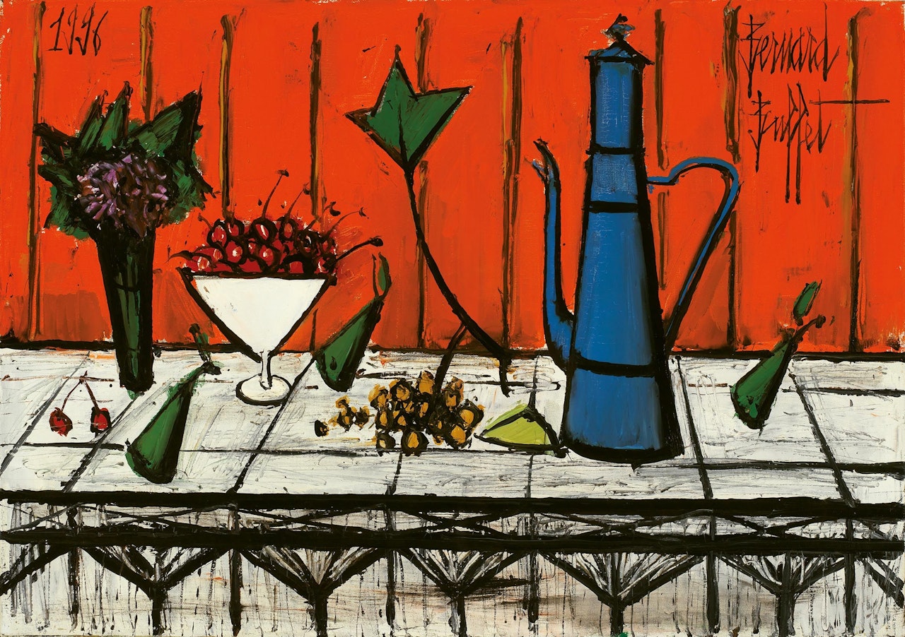 La Cafetiere Bleu by Bernard Buffet