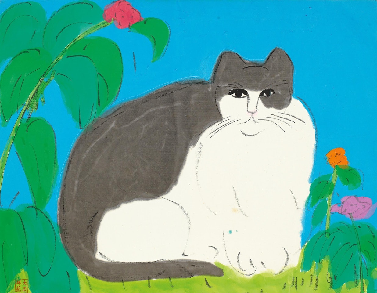 Cat by Walasse Ting