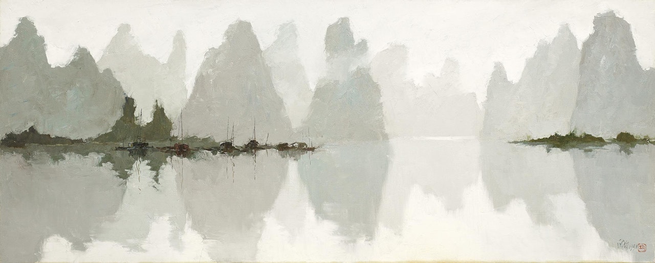 Landscape of Lijian River by Pang Jiun