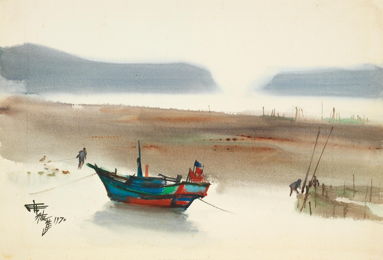 Landscape by Xi Dejin