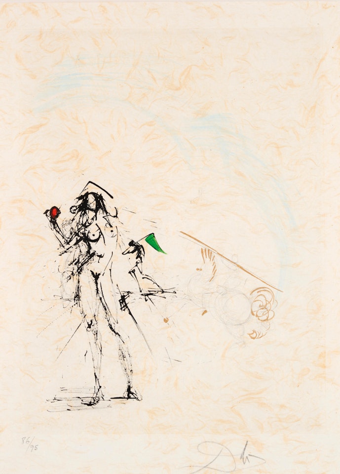 LE PECHEUR by Salvador Dali