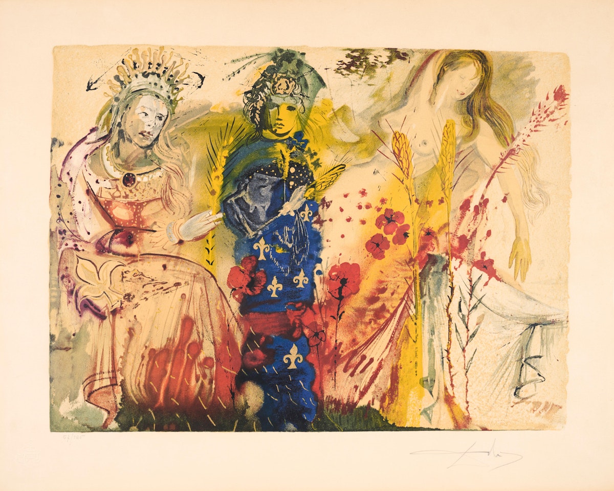 LES QUATRE SAISONS by Salvador Dali