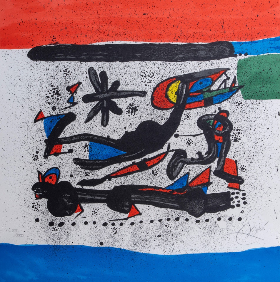 AFFICHE POUR "OBRA CULTURA BALEAR" by Joan Miró