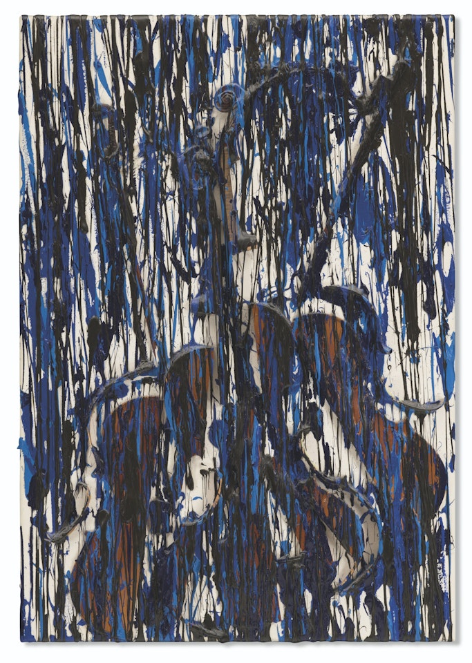 Indigo blue by Arman